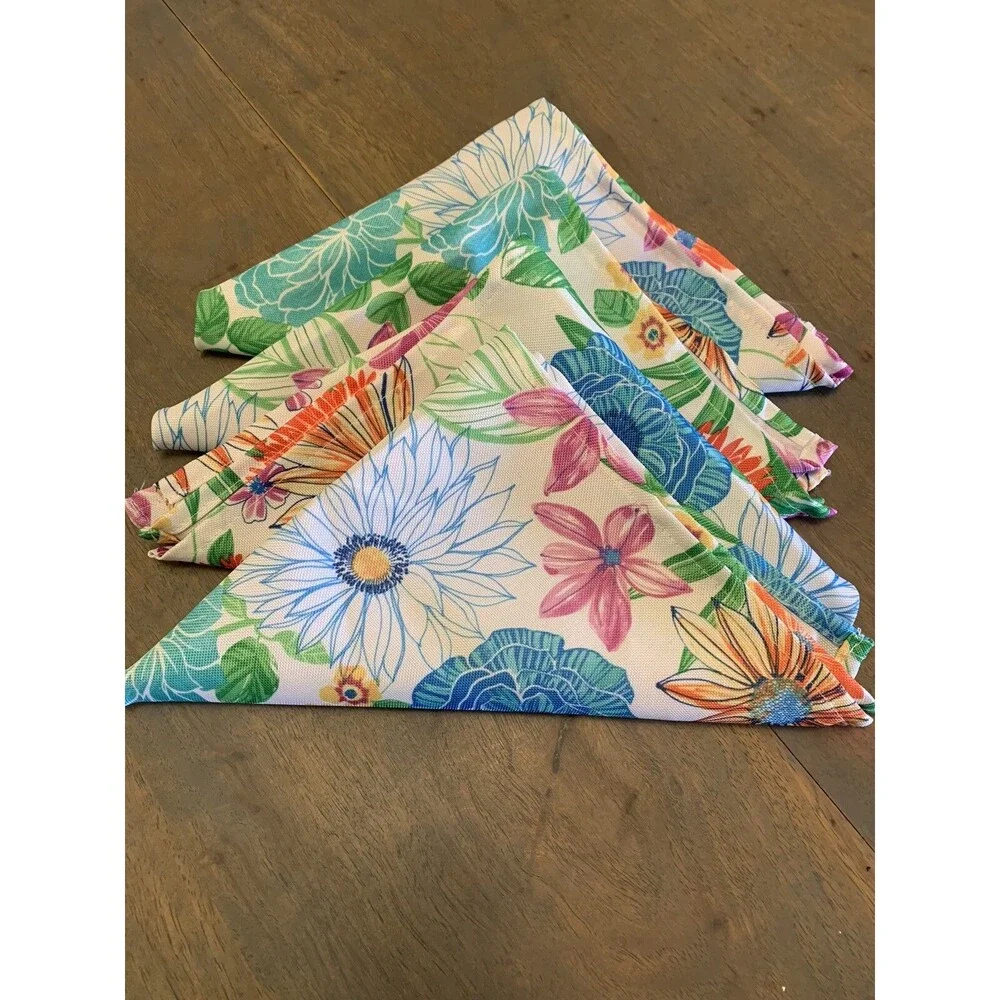 Cynthia Rowley Indoor/Outdoor Napkins Set of Four 18